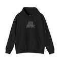 Dripping Gothic Logo Hoodie | Black graphic hooded sweatshirt