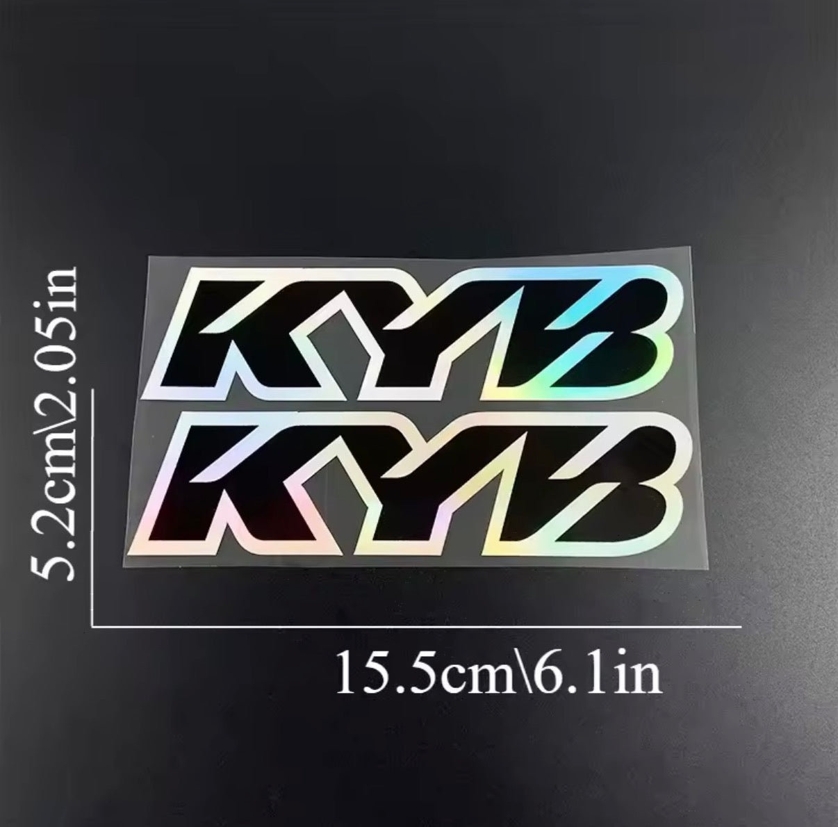 Kyb stickers pre order 2-3 weeks