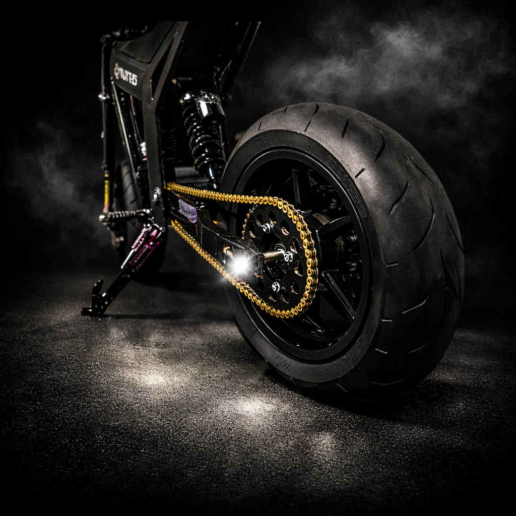 12” Universal Mini E-Moto Supermoto Wheel Set